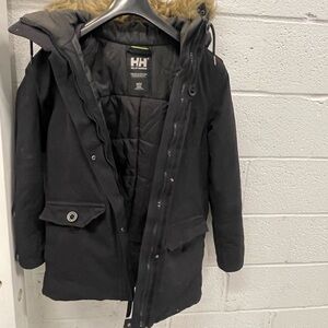 Helly Hansen Women’s Black Parka with Fur Hood